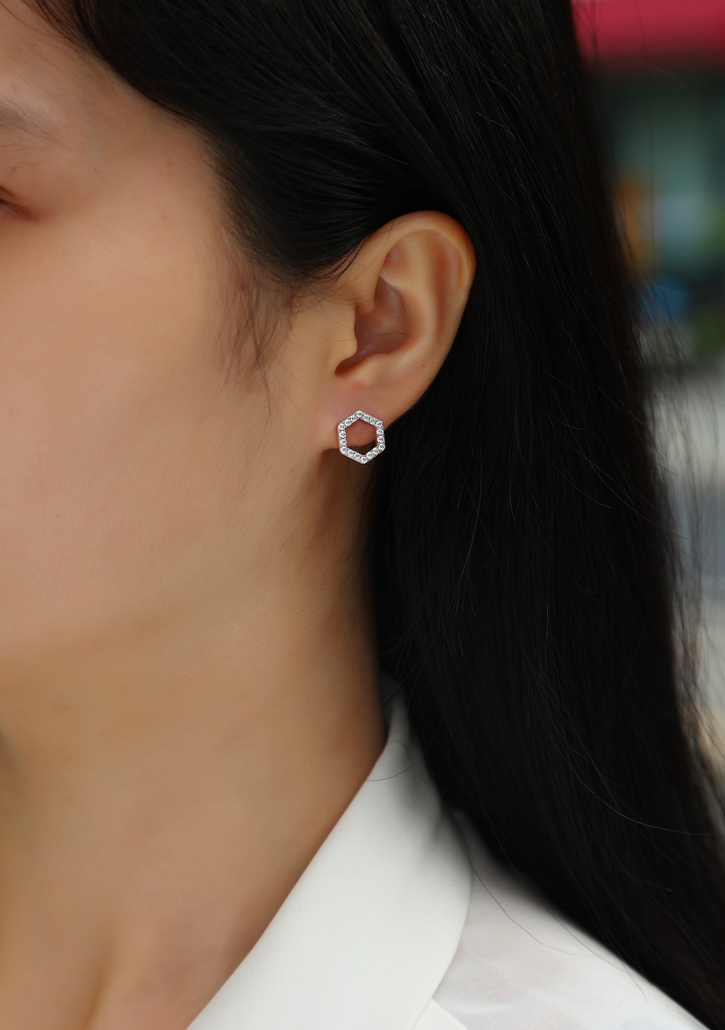 Empowering The Future - Fashionable, Trendy And Affordable Jewelry With Moissanite S925 Sterling Silver And Platinum-plated Stud Earrings